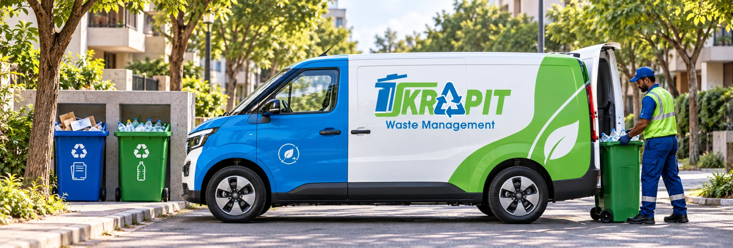 SKrapIt Waste Management Collection Van