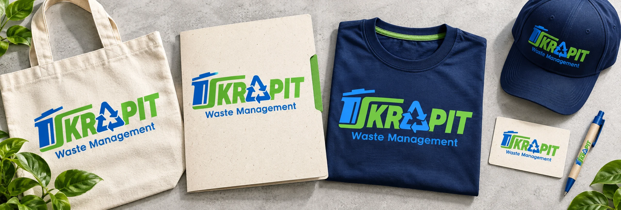 SKrapIt Waste Management Apparel and Identity